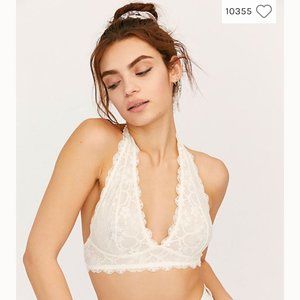 Free People Galloon lace halter bralette
